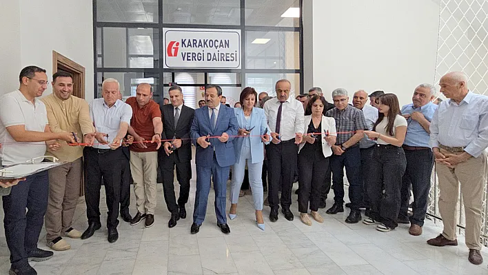 Karakoçan'da Vergi Dairesi açılışı yapıldı
