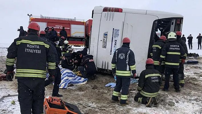 Konya'da feci kaza!