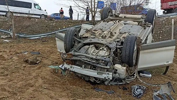 Kovancılar'da trafik kazası, yaralılar var...