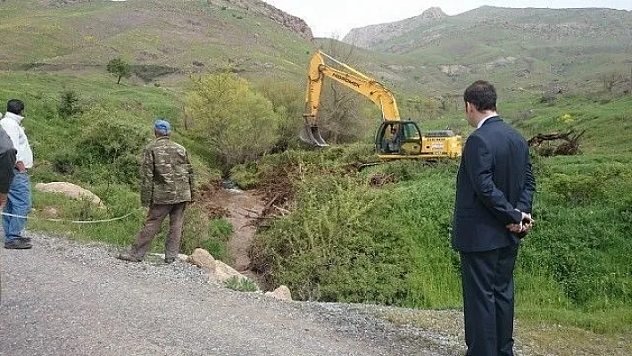 Kaymakam çalışmaları yerinde inceledi 