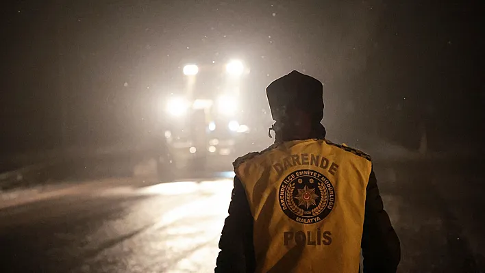 Malatya-Kayseri yolu gece saatlerinde trafiğe kapatıldı