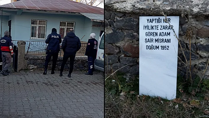 Mezar taşını hazırladı, bahçesinde canına kıydı