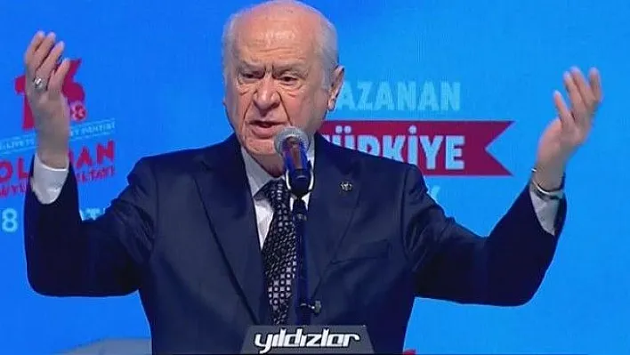 MHP kurultayında konuşan Bahçeli, Millet İttifakı'nı hedef aldı