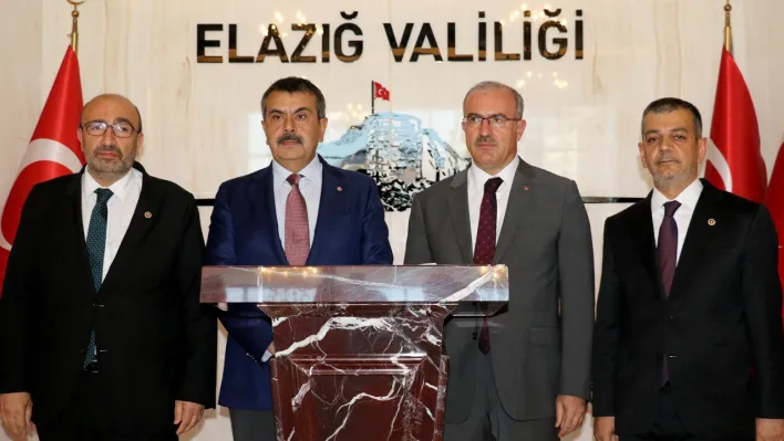 Milli Eğitim Bakanı Tekin Elazığ'da