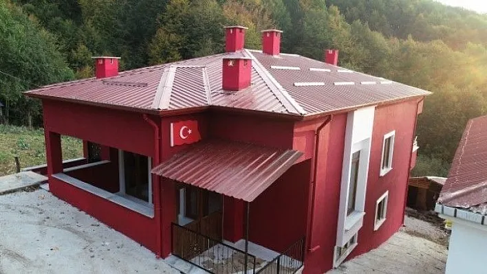 Ordulu şehidin baba ocağı 3 ayda yeniden inşa edildi