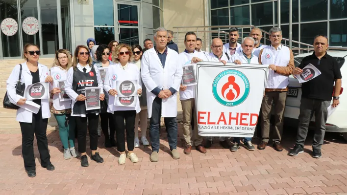 Sağlıkçılara yönelik şiddet protesto edildi