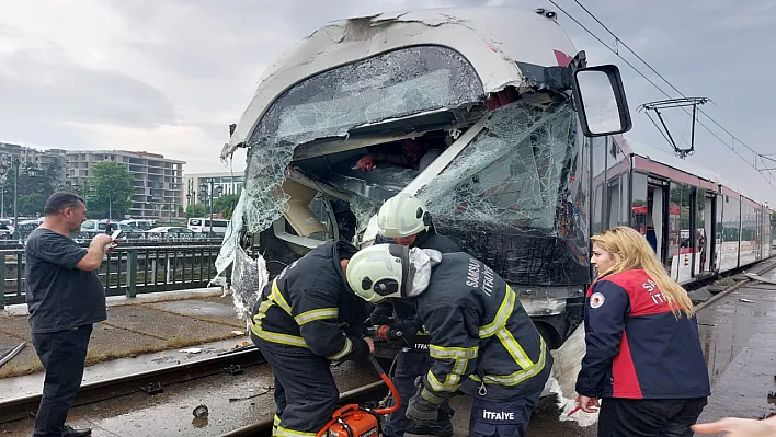 Samsun'da tramvay kazası!