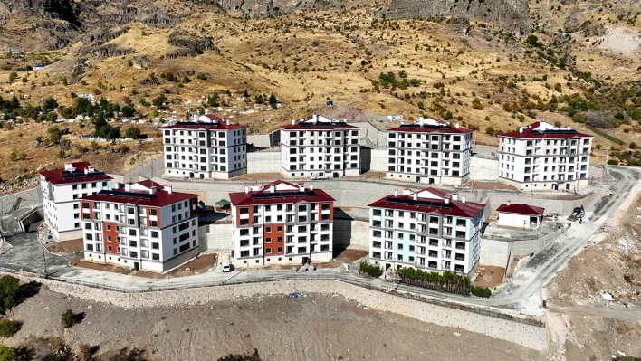 Tunceli'de konutlar bitme aşamasına geldi