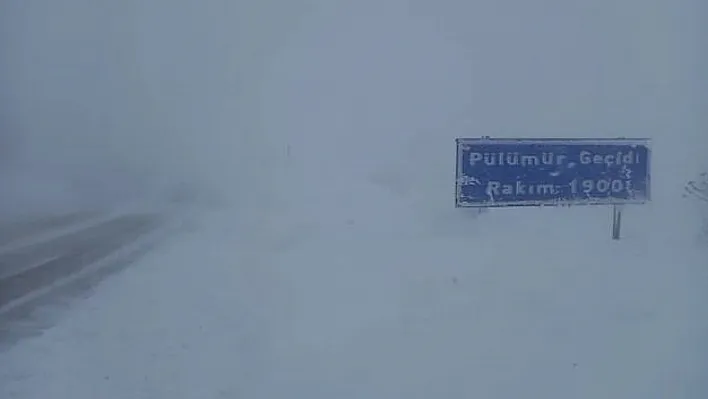 Tunceli-Erzincan yolu araç trafiğine kapatıldı