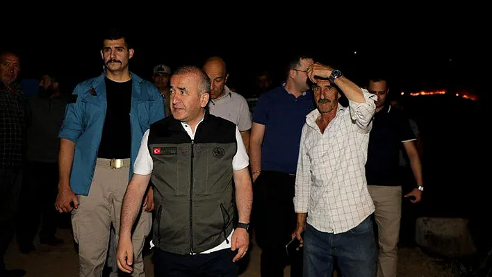 Vali Hatipoğlu: 'Yangın kontrol altına alınmıştır'