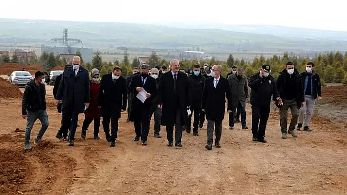 Vali Toraman, Polis Meslek Eğitim Merkezi inşaatını inceledi