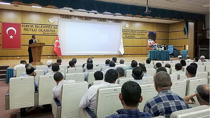 Yaz Kur'an kursları eğitim semineri tamamlandı