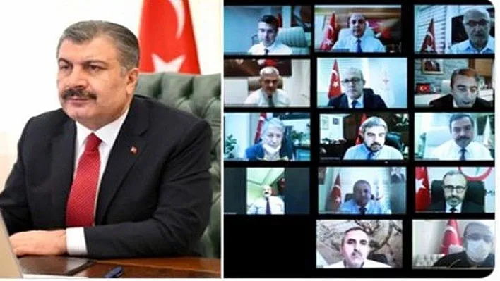 Yeni kısıtlamalar mı geliyor? Bakan Koca 18 ilin sağlık müdürüyle toplantı yaptı!