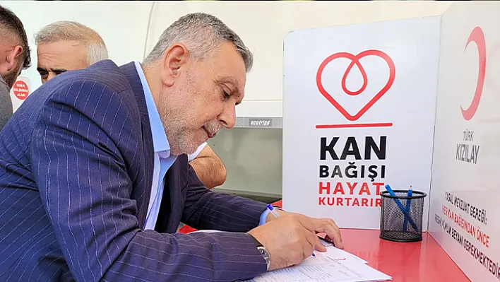 Yıldırım: 'Bir Damla Kan Bin Damla Umuttur'