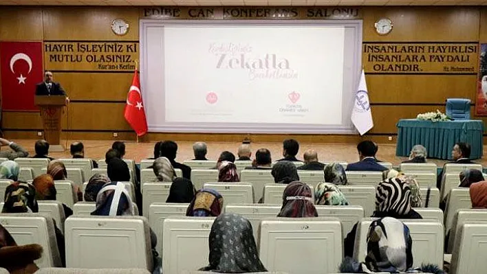 Zekat bilgilendirme toplantısı yapıldı