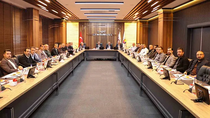 Elazığ TSO'da meclis toplantısı yapıldı