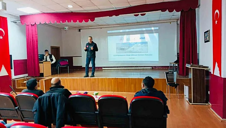 Elazığ'da farkındalık eğitimi