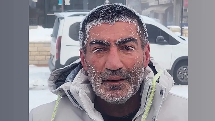 Elazığ'da termometreler -22'yi gösterdi