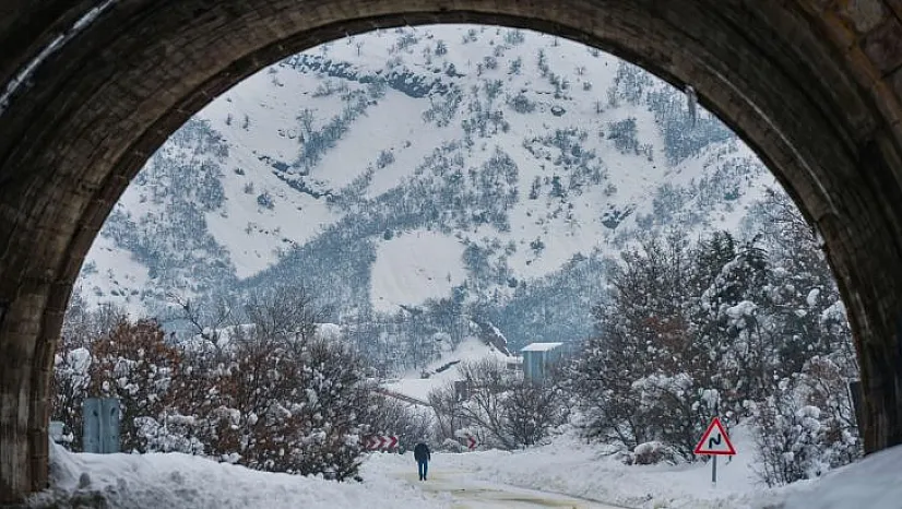 Pülümür Vadisi'nde kış güzelliği