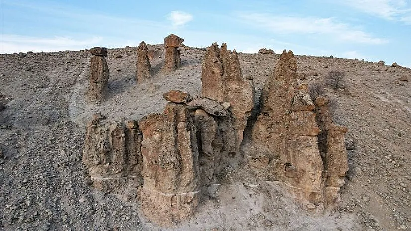 Tunceli'nin peri bacaları turizme kazandırılmayı bekliyor