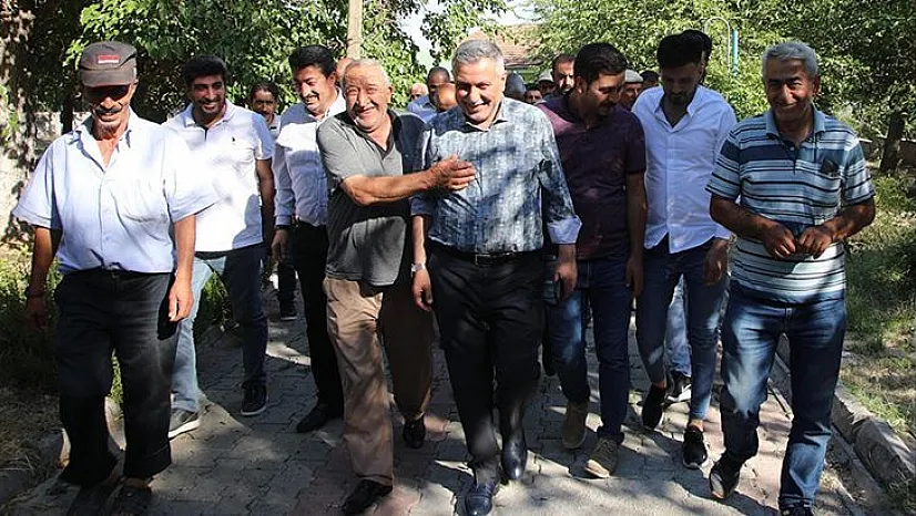 Başkan Şerafettin Yıldırım Sedeftepe köyünde