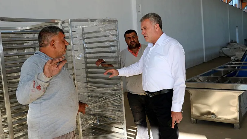 Baskil Kayısı İşleme Entegre Tesisinin yapımı sürüyor