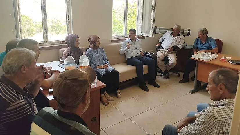 Çiftçiler bilgilendirildi