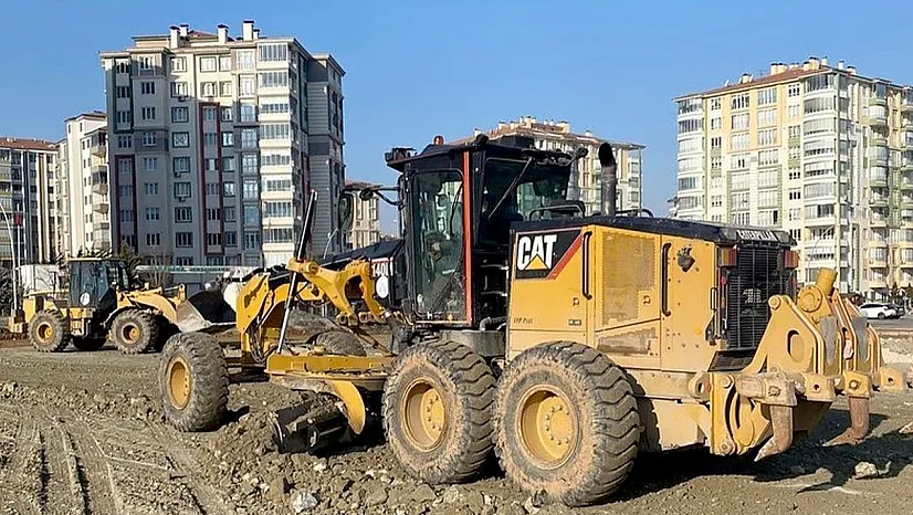 Elazığ Belediyesi konteyner kent kurulumunda