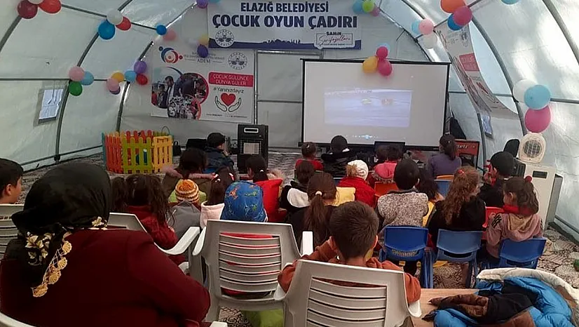Elazığ'da depremzede çocuklara yönelik etkinlik