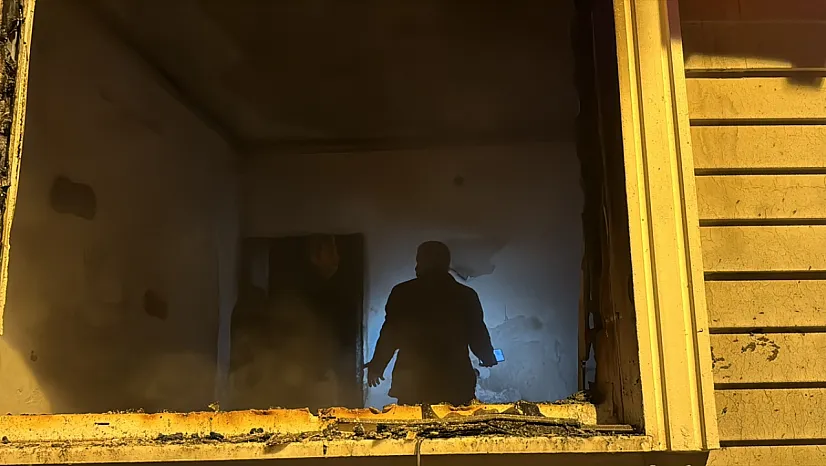 Elazığ'da ev yangını