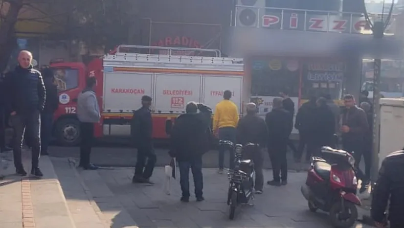 Elazığ'da iş yerinde yangın