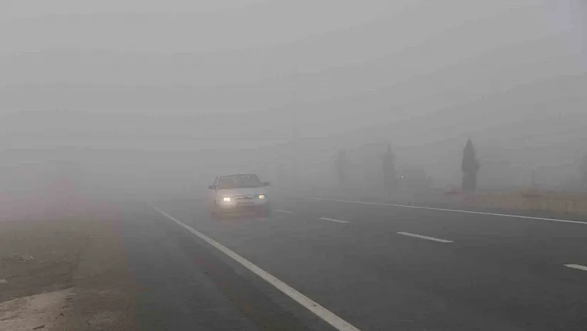 Elazığ'da sis etkili oldu