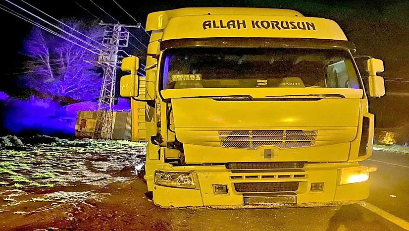 Elazığ'da tırın çarptığı yaya öldü