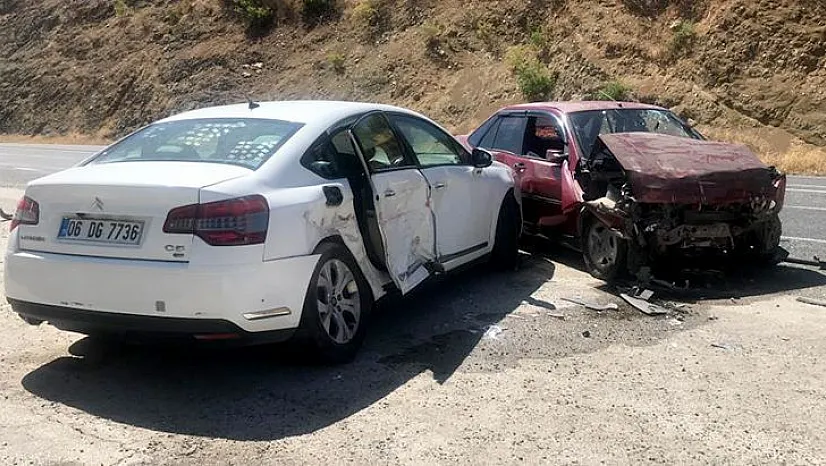 Elazığ'da trafik kazası, yaralılar var...