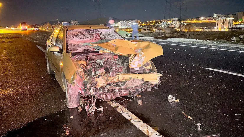 Elazığ'da trafik kazası!