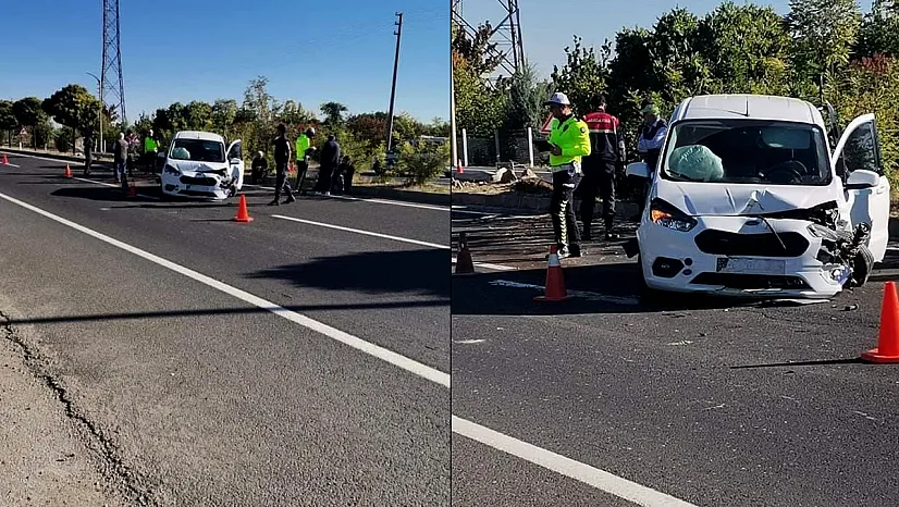 Elazığ'da trafik kazası!