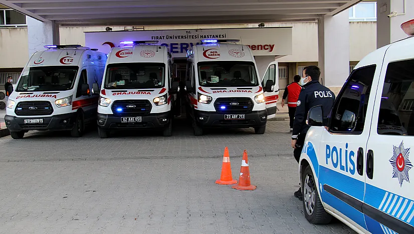 Elazığ'da zincirleme kaza