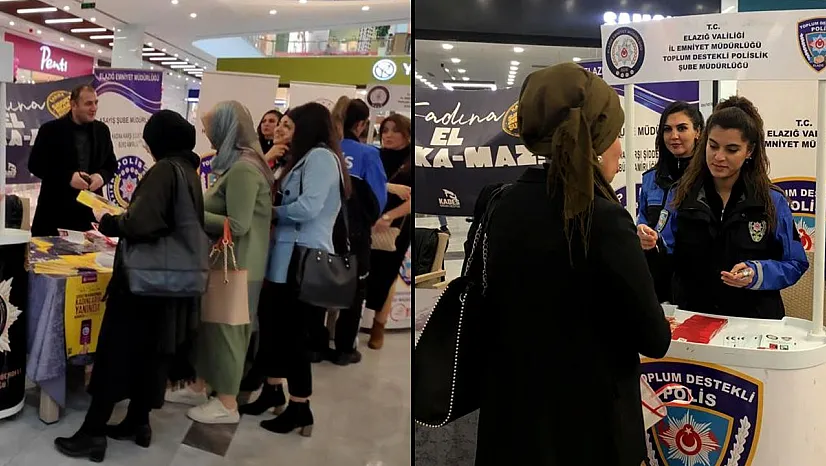 Elazığ Emniyeti 'kadına şiddete karşı' duyarlı