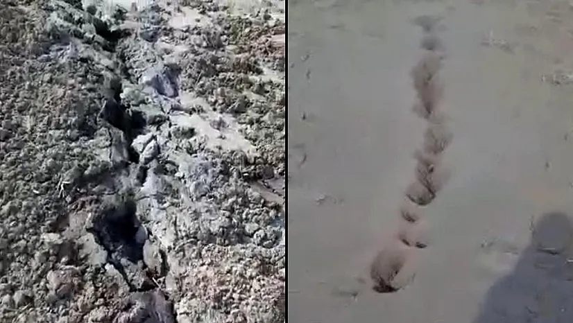 Elazığ'ı tedirgin eden görüntü o ilçemizde de görüldü