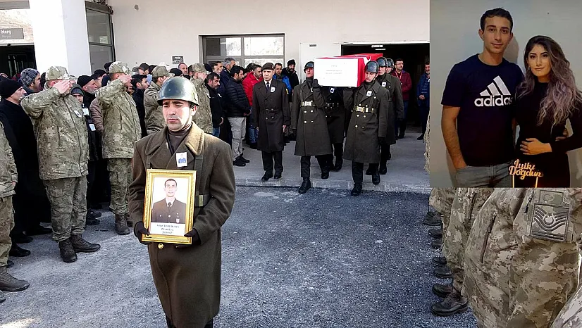 Genç çift, memleketleri Elazığ'da toprağa verildi