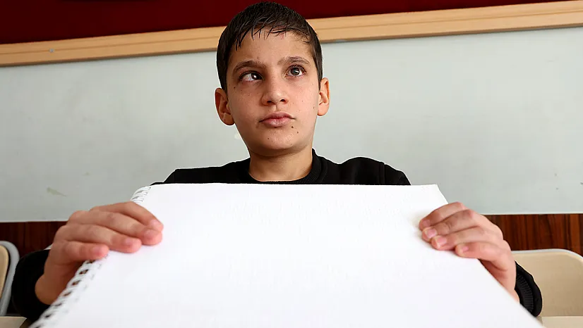 Görme engelli Caner'in birincilik başarısı