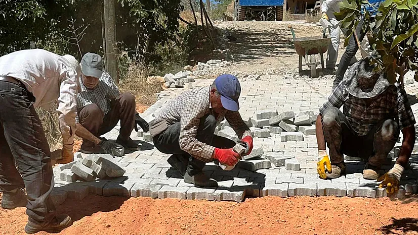 Keban'da parke çalışması