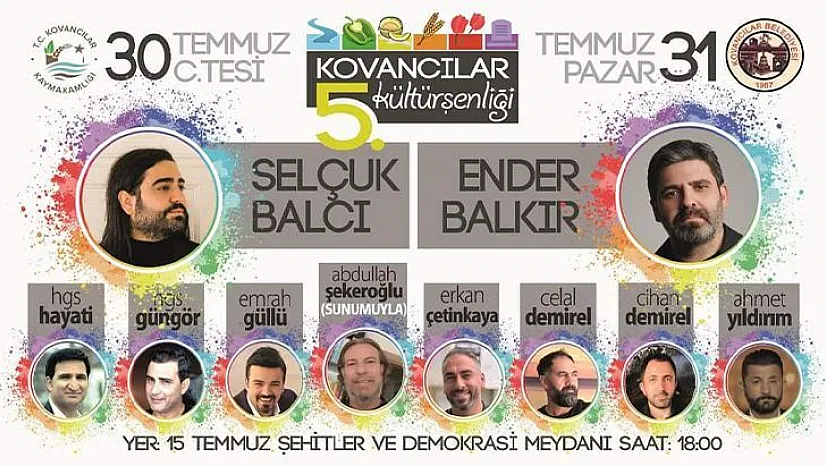 Kovancılar'da kültür şenliği düzenlenecek