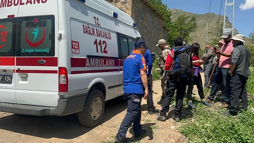 Mantar toplamaya giden vatandaşa ayı saldırdı