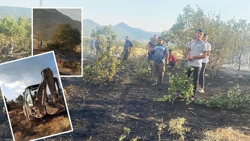 Ormanlık alanda çıkan yangın kontrol altında