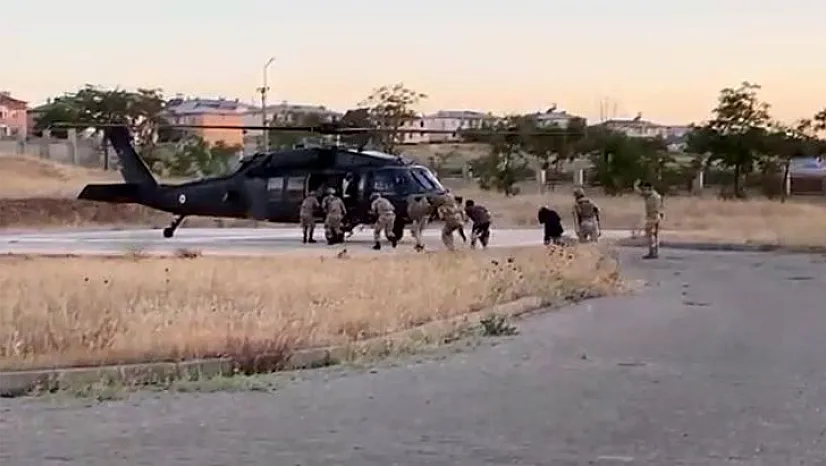 Rahatsızlan kadının imdadına helikopter yetişti