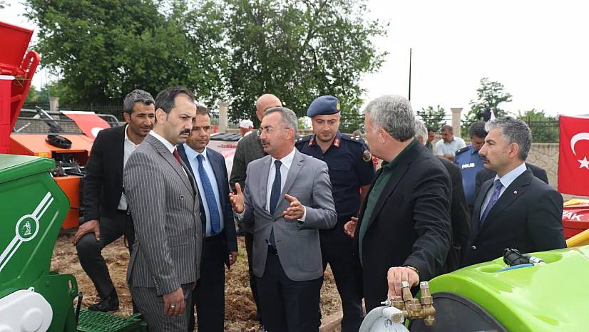 Çiftçilere 'hibeli makine' desteği