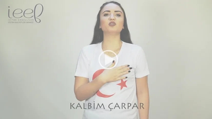 İşitme engellilerden Mehmetçik'e videolu destek