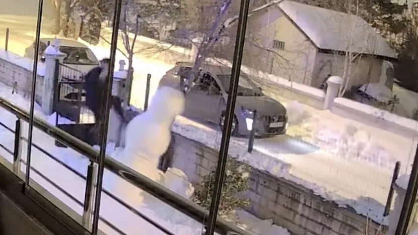 Elazığ'da ilginç görüntüler!