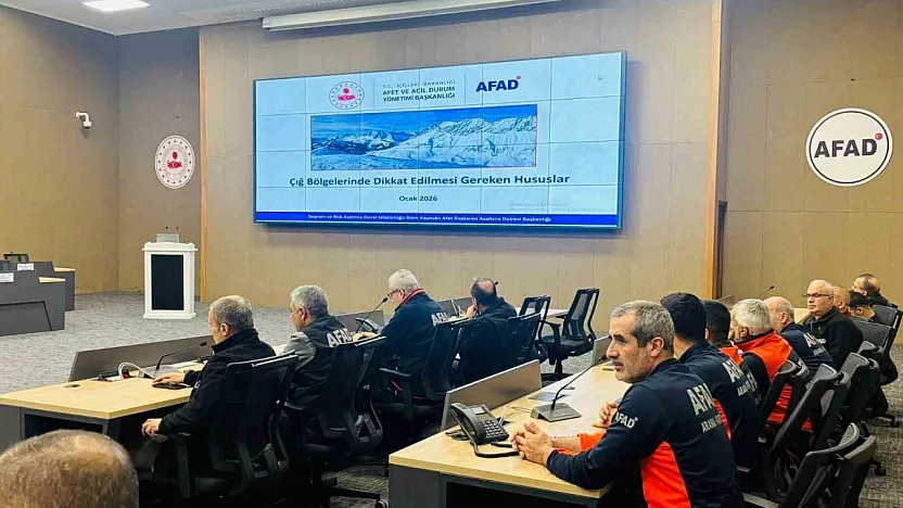 AFAD'dan değerlendirme toplantısı
